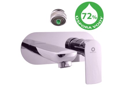 5830 5 vltava eco umyvadlova baterie vestavena chrom vte435 rav slezak