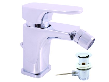 YUKON - Bidetová baterie s výpustí, Chrom YU145.0K, RAV Slezák (Barva Chrom, Rozměr 3,8")