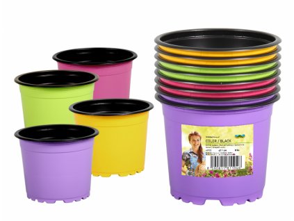 236700 kvetnik sadbovy color black d11cm 8ks