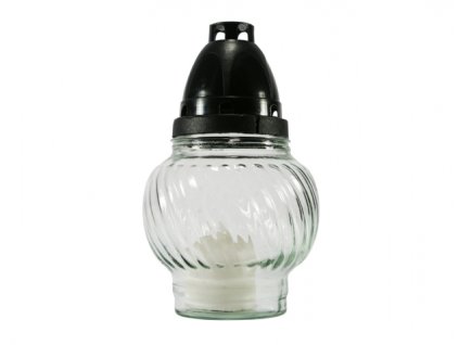 231732 lampicka hrbitovni koule sklenena 40g d11x18cm