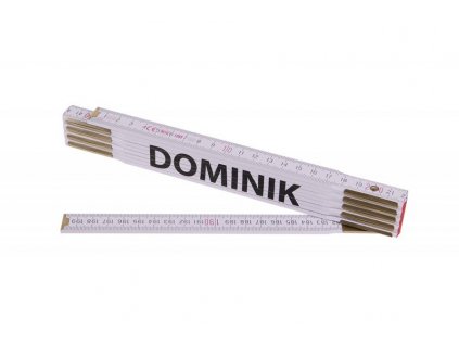 18969 metr skladaci 2m dominik profi bily drevo