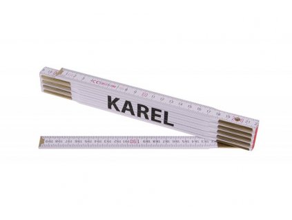 18915 metr skladaci 2m karel profi bily drevo