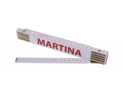 19050 metr skladaci 2m martina profi bily drevo