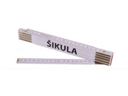 19062 metr skladaci 2m sikula profi bily drevo
