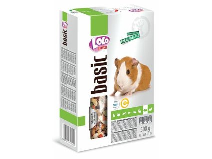 244002 lolo basic kompletni krmivo pro morcata 500 g krabicka