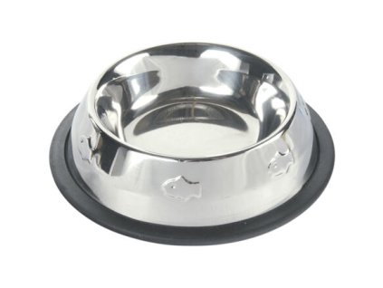 239790 miska nerez s gumou motiv rybky 200ml 11cm