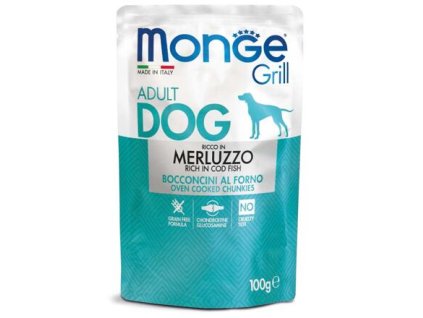 251247 monge grill kapsicka s treskou pro psy 100 g