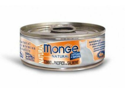 51186 monge natural kousky tunaka s lososem pro kocky 80 g