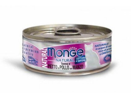 51183 monge natural tunak s kurecimi prsy a hovezim pro kocky 80 g