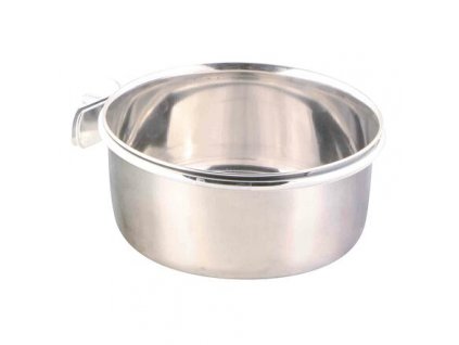 240711 nerezove krmitko s pevnym uchytem do klece 600ml 12cm trixie