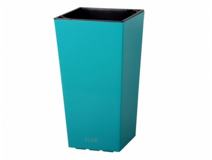 258216 1 obal na kvetnik elise plastovy leskly 15x15x26cm