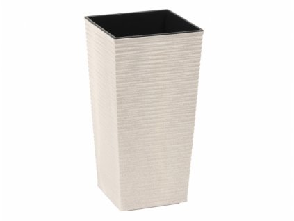218250 obal na kvetnik finezia prouti eco plastovy 30x30x57cm