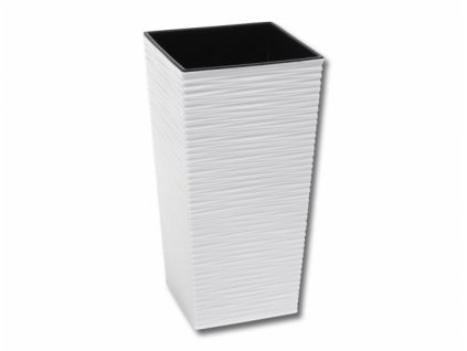 46047 obal na kvetnik finezia prouti plastovy 19x19x36cm