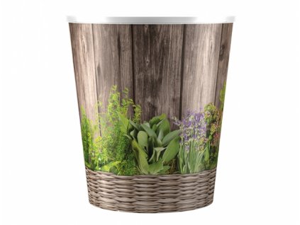 258267 1 obal na kvetnik herbs bylinky plastovy d12x14cm