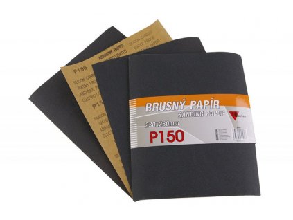 13686 papir brusny 230x280mm p150 10ks waterproof