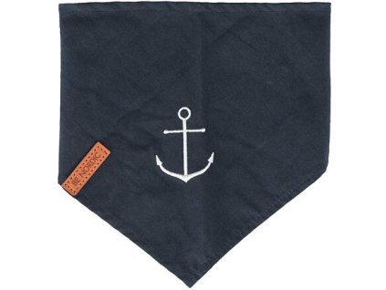 256680 be nordic satek na krk l 50 cm tmavomodra s kotvou