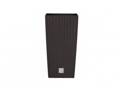 129003 prosperplast 12247 kvetinac rato square 40 cm hnedy