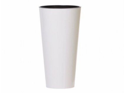 129096 prosperplast 12352 kvetinac tubus slim 20 cm bily