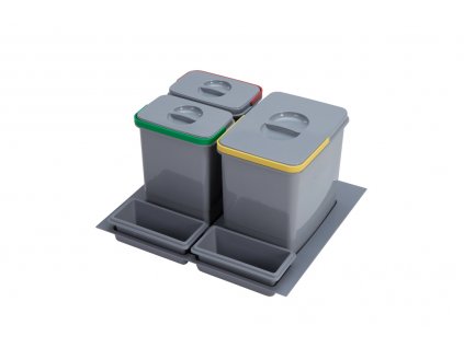 133099 sinks ek9109 practiko 600 odpadkovy kos vlozeny 1x12l 2x 5l 2x miska