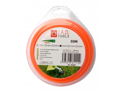 103965 struna ctverec 2 4mm 50m blistr