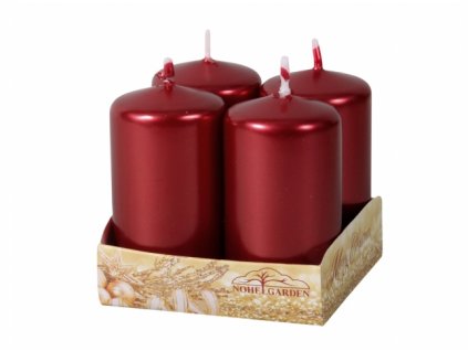 93696 svicka adventni metalicka leskla d4x8cm 4ks