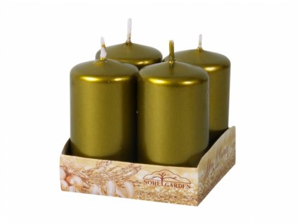 234099 1 svicka adventni metalicka leskla d4x8cm 4ks