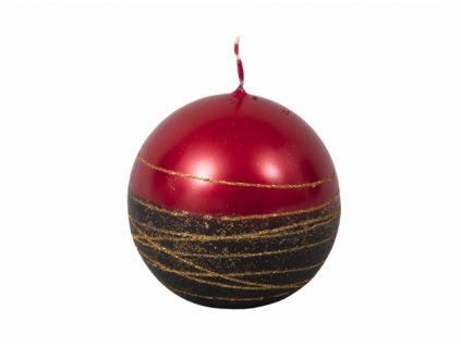 95823 svicka lumina gold koule metalicka leskla d8cm