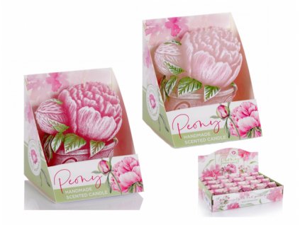 259443 1 svicka peony zdobena 8cm 100g mom 20ks