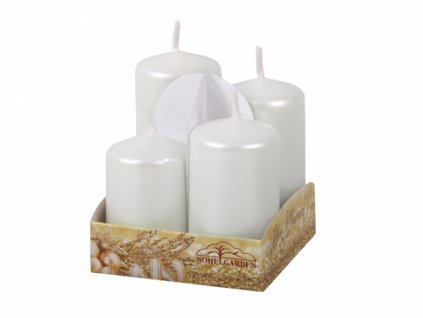 93600 svicky adventni stupnovite metal lesk d4x6 7 8 9cm 4ks