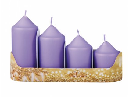 235176 1 svicky adventni stupnovite metal mat d5x7 8 10 12cm 4ks