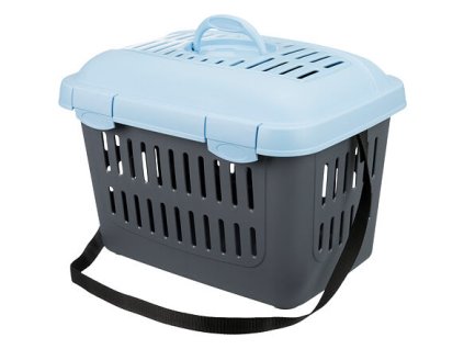 238944 transportni box midi capri 44x33x32cm max do 5kg trixie modro seda