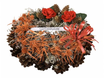 218904 venecek mackovy vzpominame hrbitovni d13cm