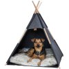 175149 1 jeskynka tipi 70 x 70 x 70 cm plst antracit