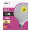 176517 6 led zarovka classic globe 15 3w e27 tepla bila