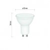 176439 5 led zarovka classic mr16 3 8w gu10 neutralni bila