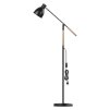 176706 1 stojaci lampa edward na zarovku e27 150cm cerna