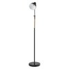 176706 stojaci lampa edward na zarovku e27 150cm cerna