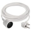183537 1 prodluzovaci kabel 5 m 1 zasuvka bily pvc 1 5 mm2