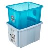 Keeeper KEE12236-684 Úložný box s víkem Karolina, modrá (Objem 15 l)