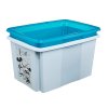 Keeeper KEE12236-684 Úložný box s víkem Karolina, modrá (Objem 15 l)