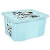 Keeeper KEE12236-684 Úložný box s víkem Karolina, modrá (Objem 15 l)