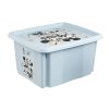 Keeeper KEE12236-684 Úložný box s víkem Karolina, modrá (Objem 15 l)