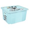 Keeeper KEE12236-684 Úložný box s víkem Karolina, modrá (Objem 15 l)