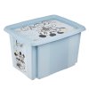 Keeeper KEE12236-684 Úložný box s víkem Karolina, modrá (Objem 15 l)