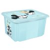 Keeeper KEE12236-684 Úložný box s víkem Karolina, modrá (Objem 15 l)