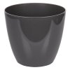 Ella Lesk dekorativní květináč antracitová (Průměr květináče 21 cm)
