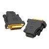 201246 1 adapter hd6 hdmi zasuvka dvi zastrcka zlata