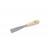 15456 spachtle ocel drevena rucka 30mm