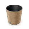 238560 obal na kvetnik furu round eco wood 2v1 plastovy d25x25cm