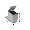 221376 4 alveus albio 10 odpadkovy kos 2x 7 5 l